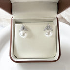 Boucles d’oreilles perle Ice Queen S925 - Mirage Bijoux