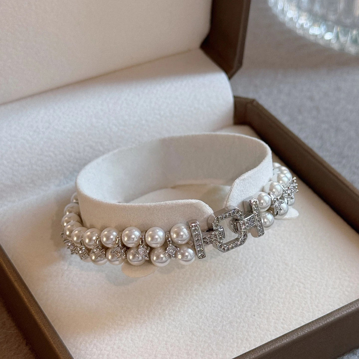 Bracelet multirangs perles - Mirage Bijoux