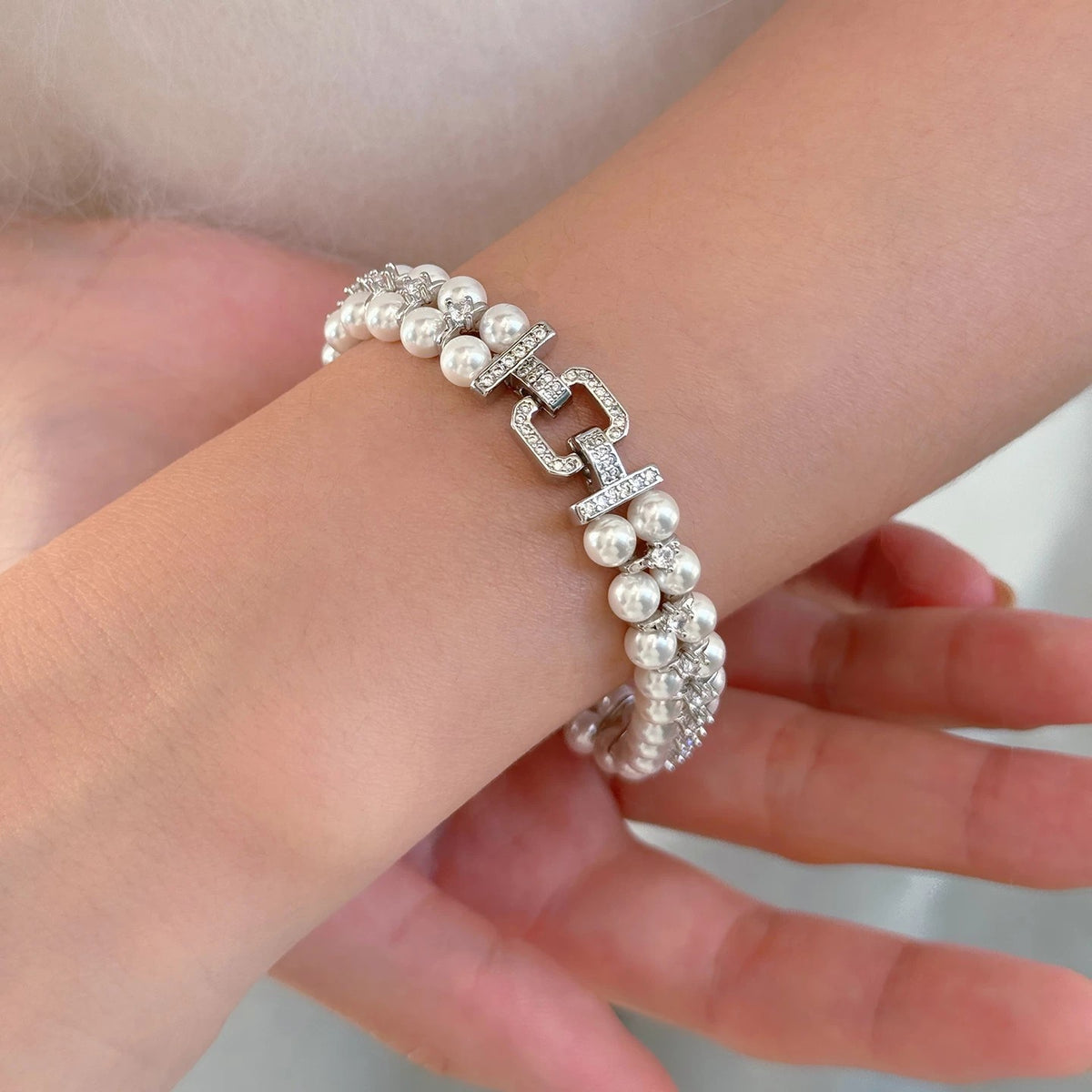 Bracelet multirangs perles - Mirage Bijoux