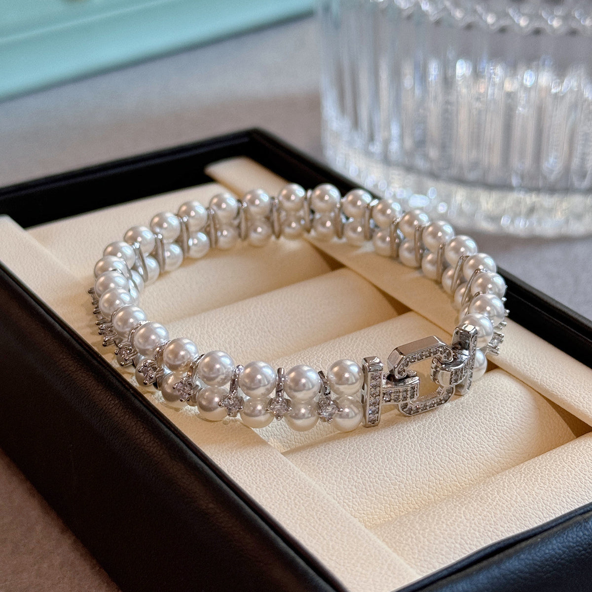 Bracelet multirangs perles - Mirage Bijoux