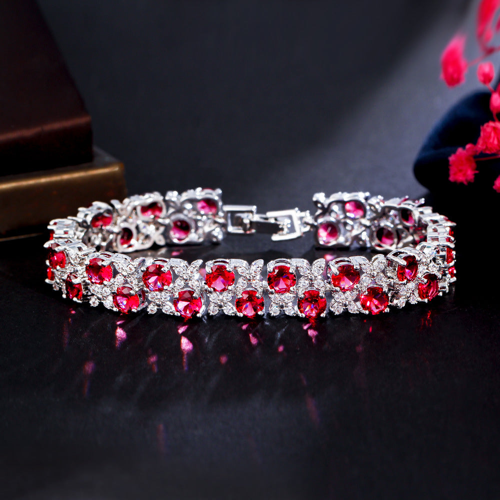 Bracelet Rivière d’Éclat en zircon