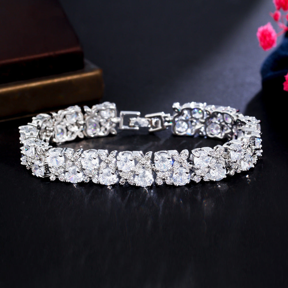 Bracelet Rivière d’Éclat en zircon