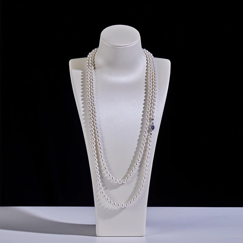 Collier double rang perles naturelles S925 - Mirage Bijoux