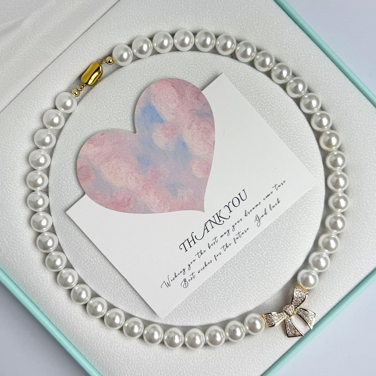 Collier perles fermoir doré - Mirage Bijoux