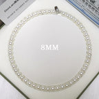 Collier perles naturelles fermoir argent S925 - Mirage Bijoux