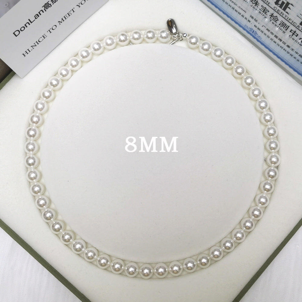 Collier perles naturelles fermoir argent S925 - Mirage Bijoux