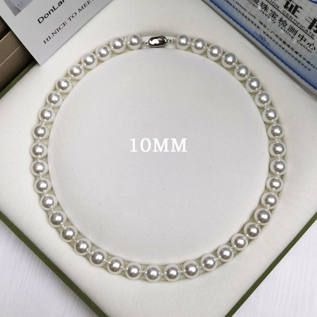 Collier perles naturelles fermoir argent S925 - Mirage Bijoux