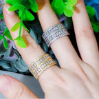 Bague "Couronne Éclatante"