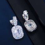 Boucles d'oreilles : "Grace Blanche"