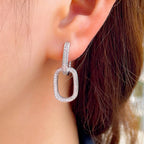 Boucles d'oreilles "Maillons de Lumière"
