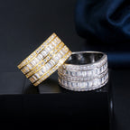 Bague "Couronne Éclatante"