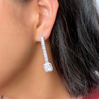 Boucles d'oreilles "Pureté blanche"